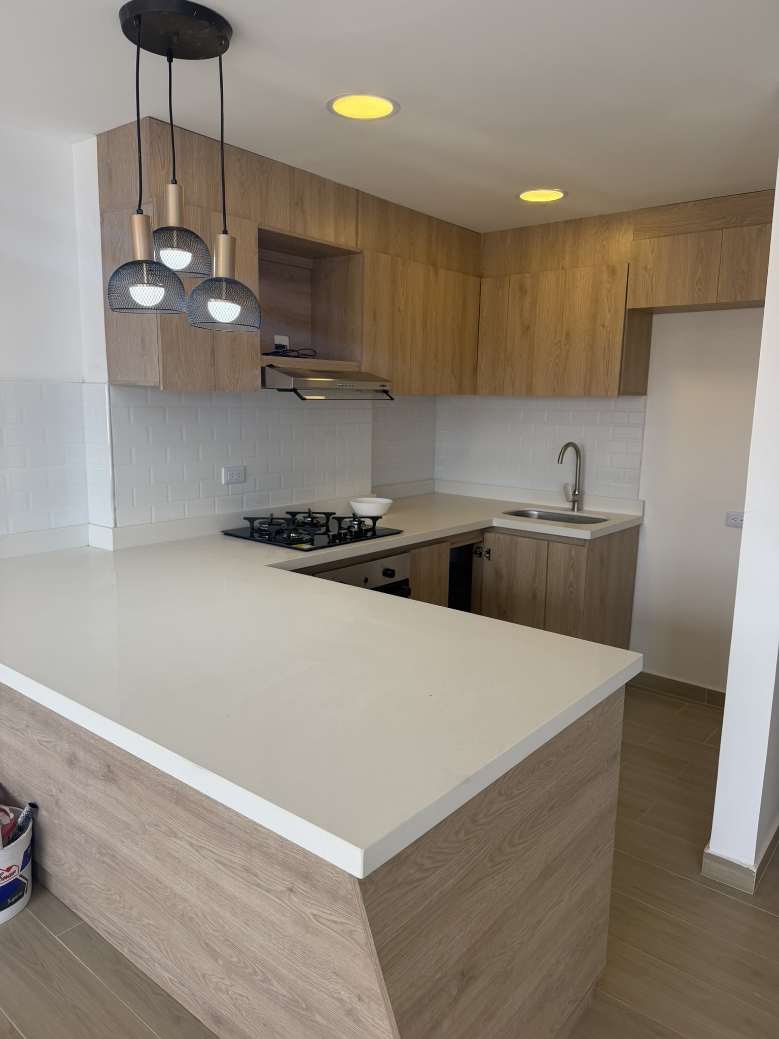 Cocina terminada del proyecto Casa Ciudad Bolívar